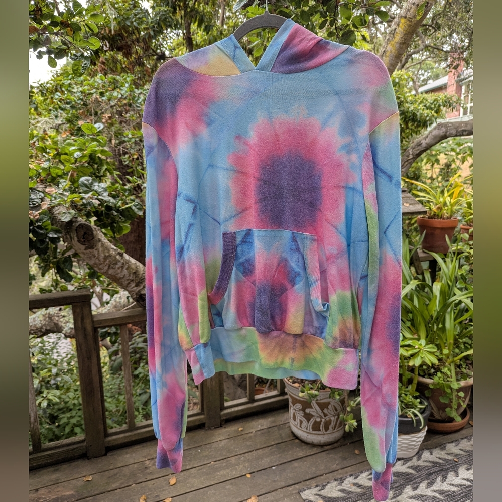 Wildfox Unicorn Tie-Dye Malibu Hoodie